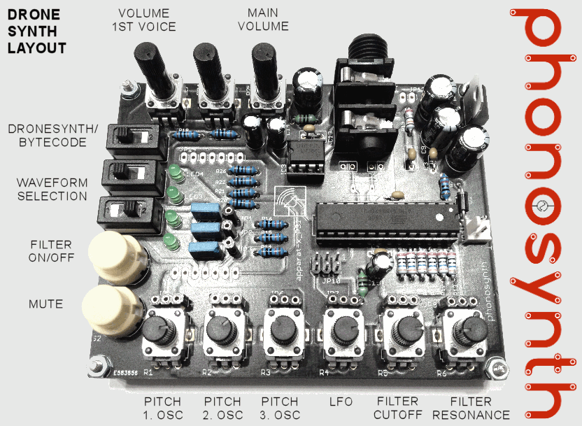 Drone Synth Layout